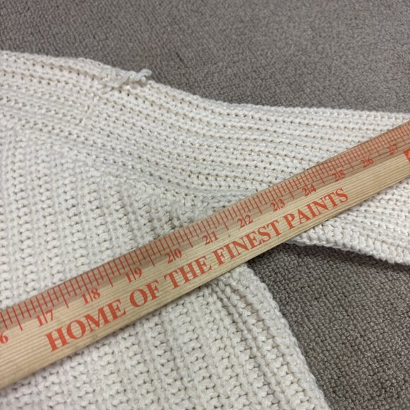 Aerie Sweater Ivory Blue Long Sleeve Pullover Women’s Size Small - Picture 3 of 12